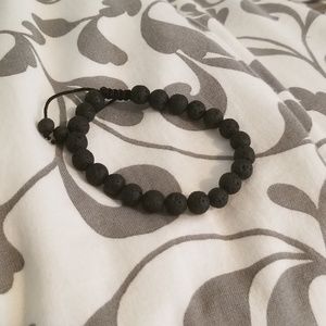 Charcoal Essential Oil Bracelet - adjustable